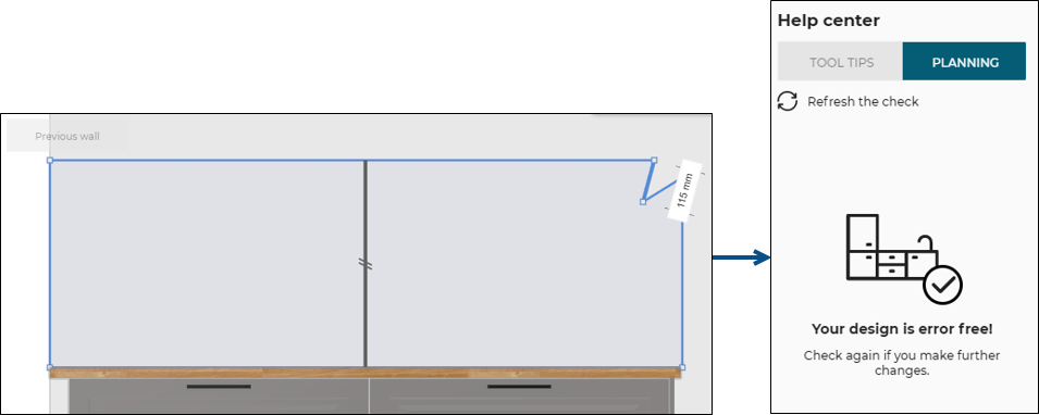 Double non-right angle cut