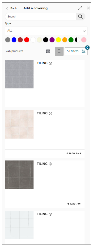 Coverings property window