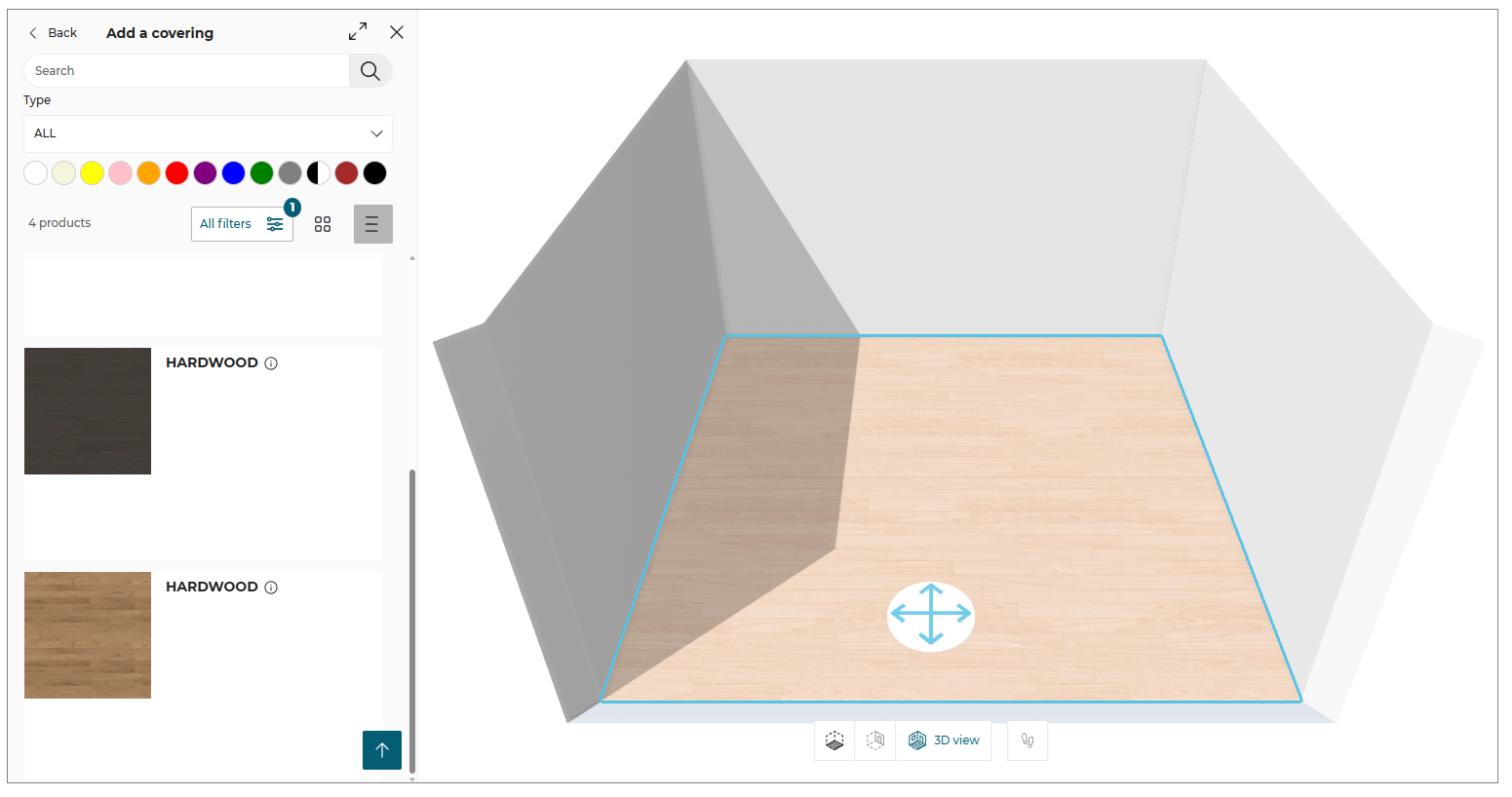 Coverings property window