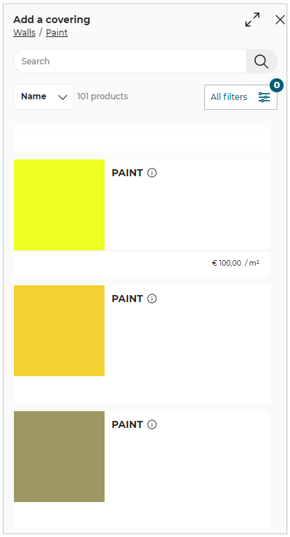 Coverings property window