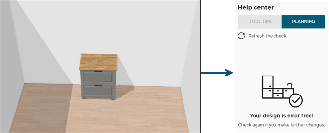 Cabinet attached to wall