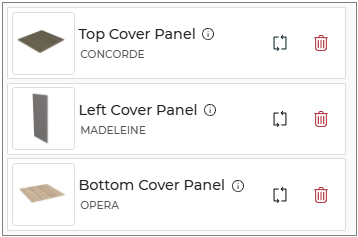 Remove cover panel