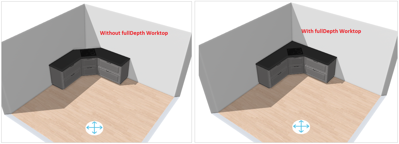 Diagonal Corner Cabinet