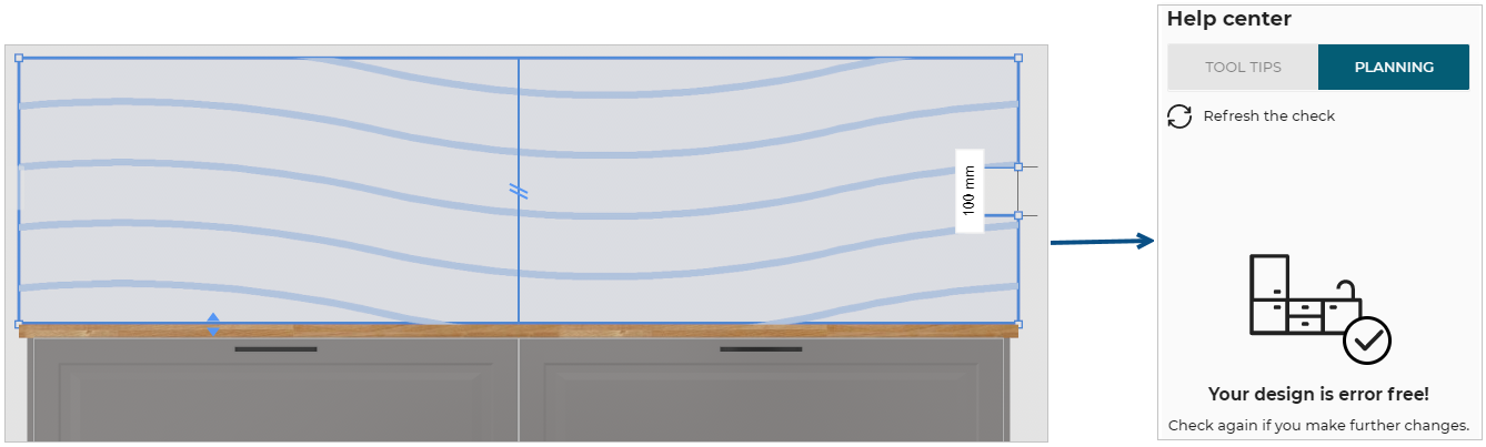 Triple right angle cut