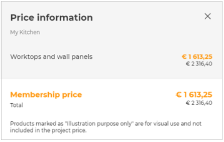 Editor price Information