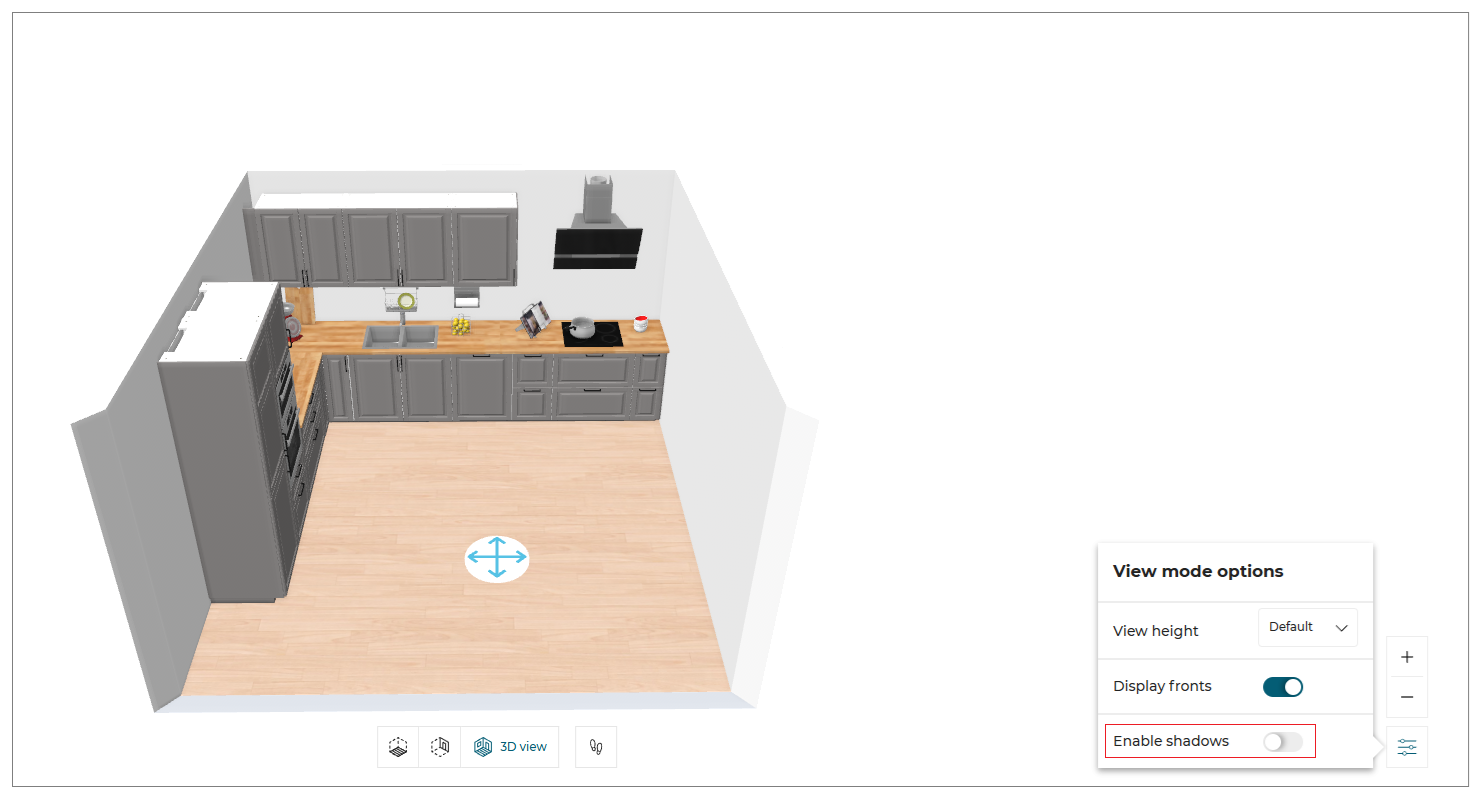 View mode options
