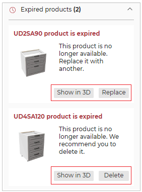 Help center Expired product