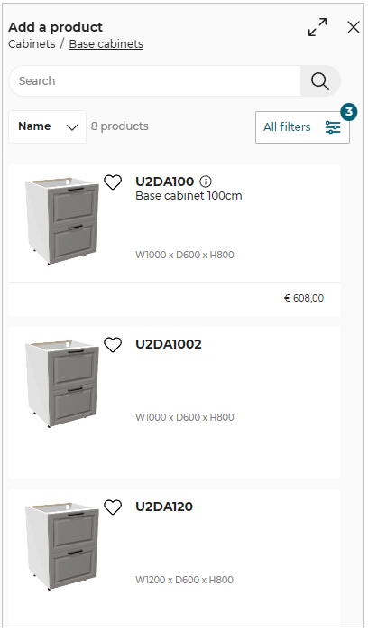 Favorite Product Catalog