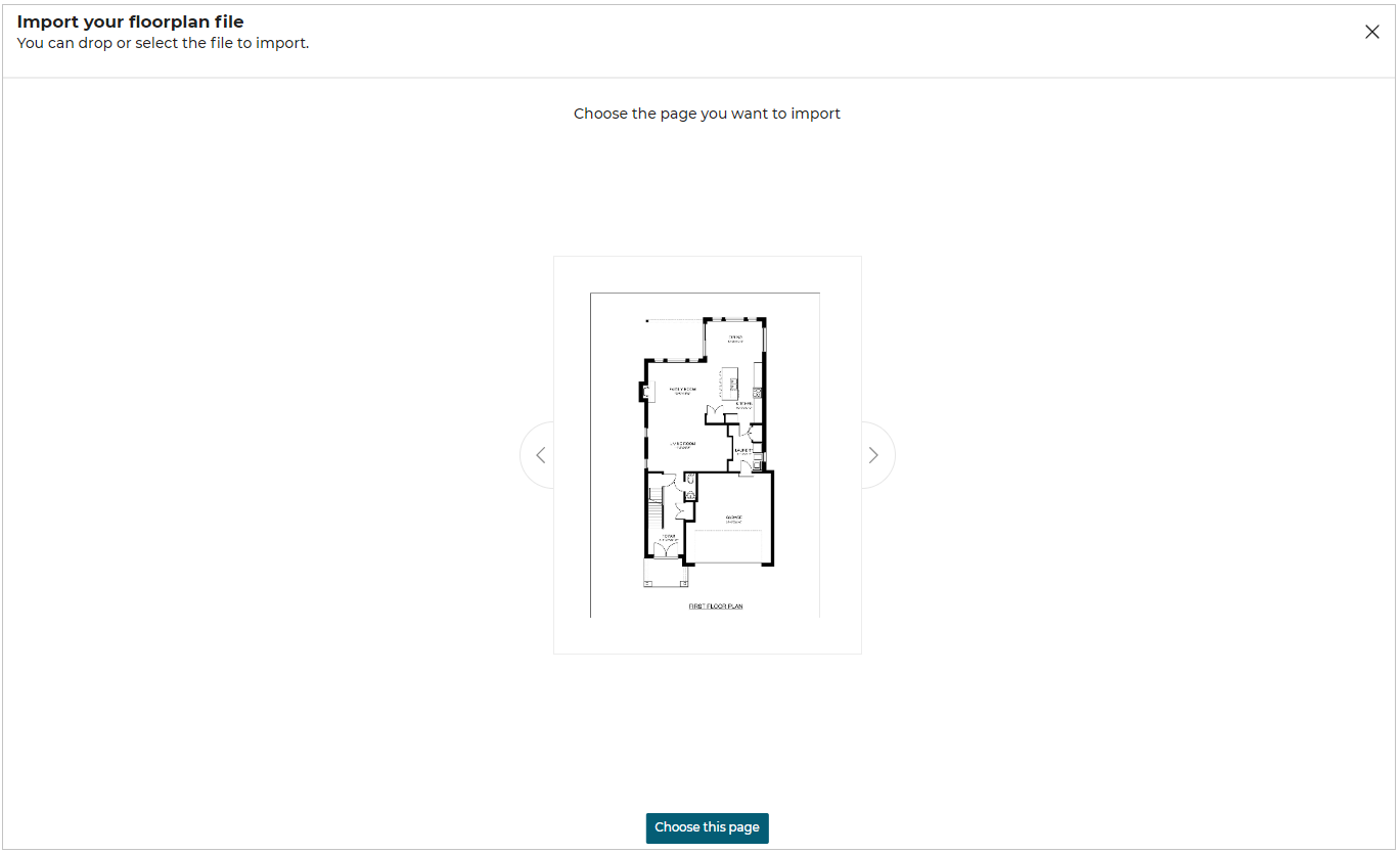 Foorplan Single Page