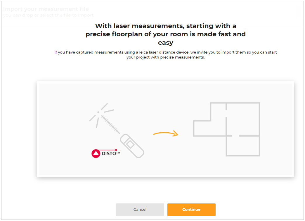 Import Laser measurements