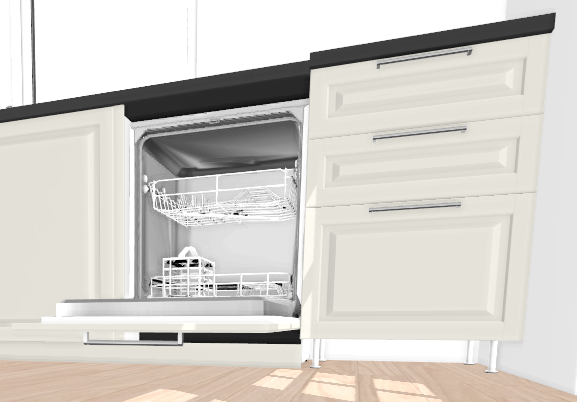 Freestanding dishwasher