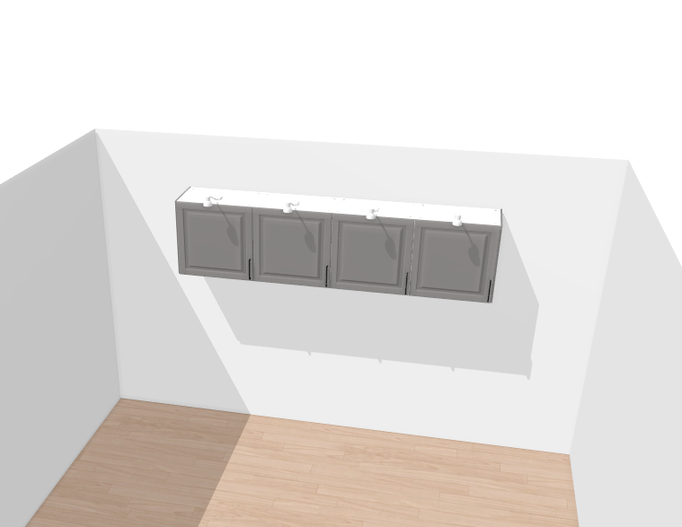 Cabinets with lights