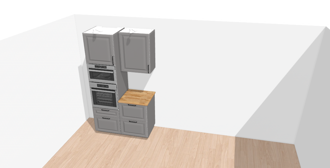 Cabinets with lights