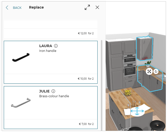 Multiple Items Different Settings