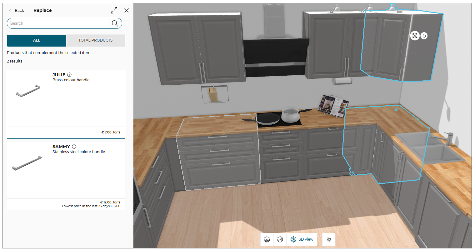 Multiple Items Different Settings