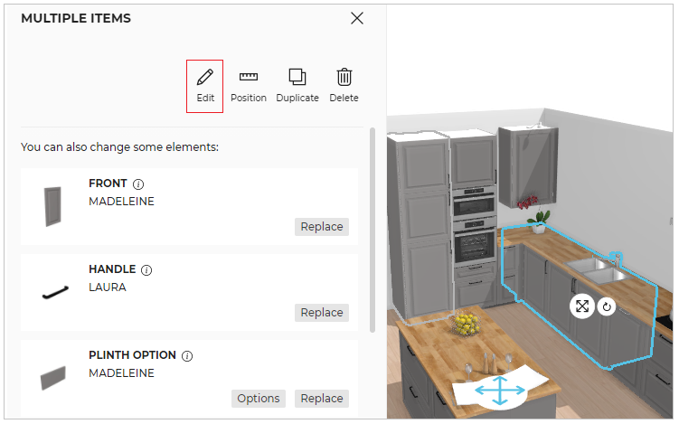 Multiple Items Edits