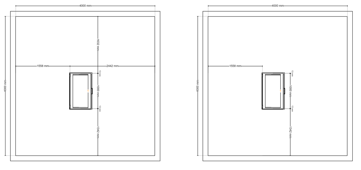 no furniture dimensions plan