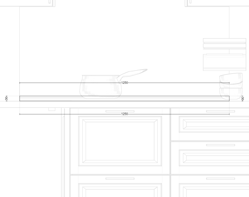 wall edge strip plan