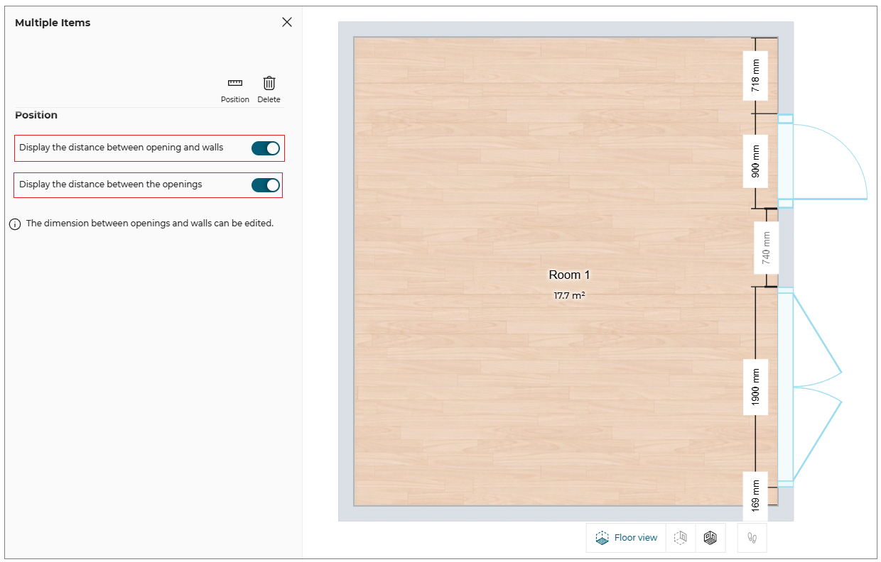 Position Toolbar