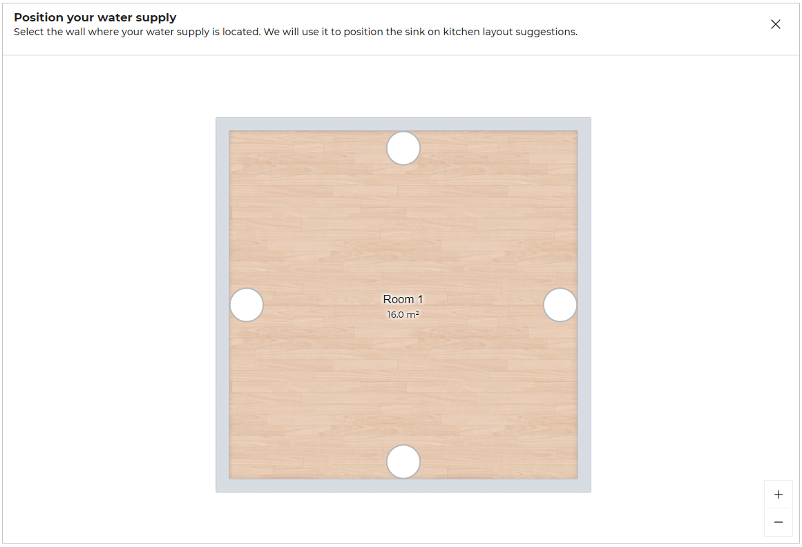 Position water supply