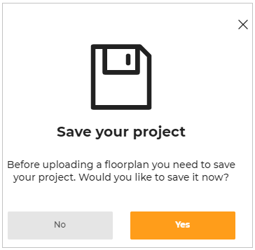 Upload 2D plan Option