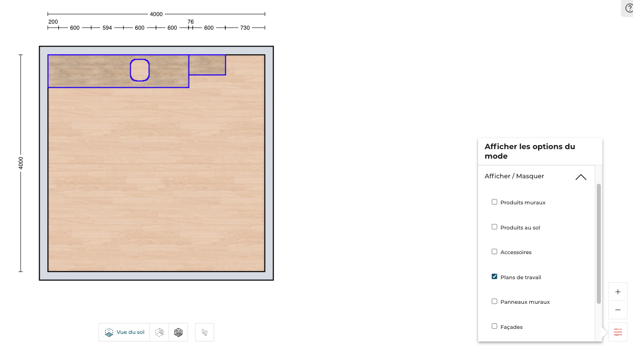 Technical view - Show/Hide