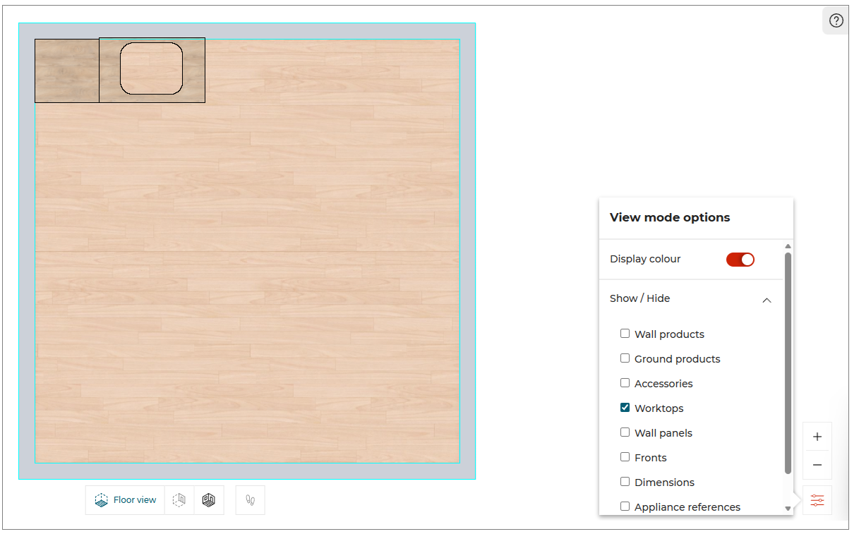 Technical view - Show/Hide