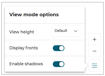 View mode options