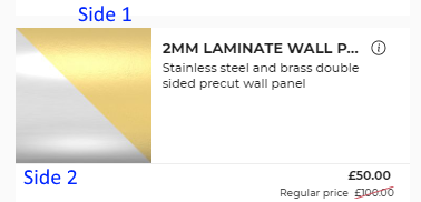 Reversible wall panel