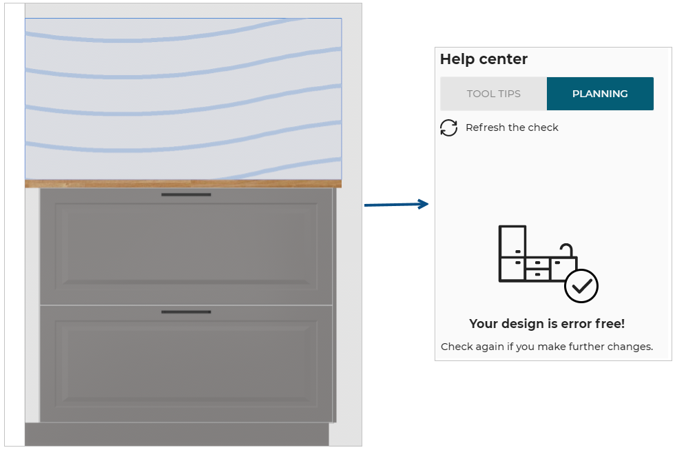 Wall panel outside project