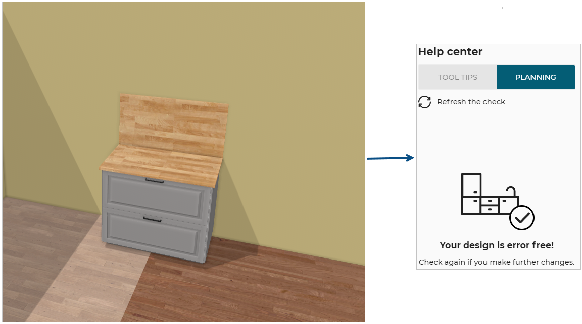 Wall panel over room separator