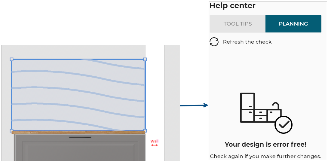 Wall panel inside inner wall