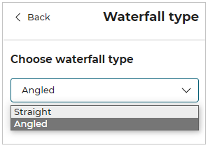 Change Waterfall type Window