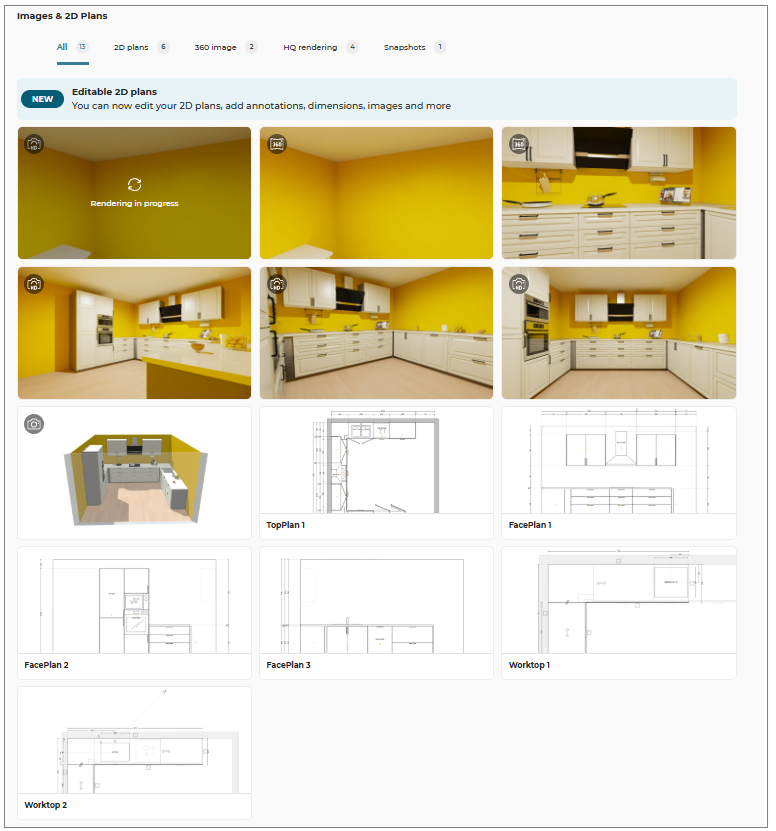 Images and 2D Plans