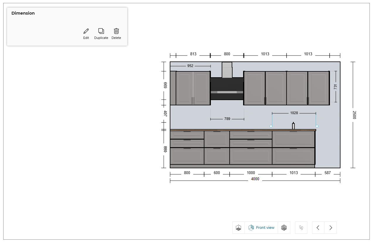 Dimensions Option