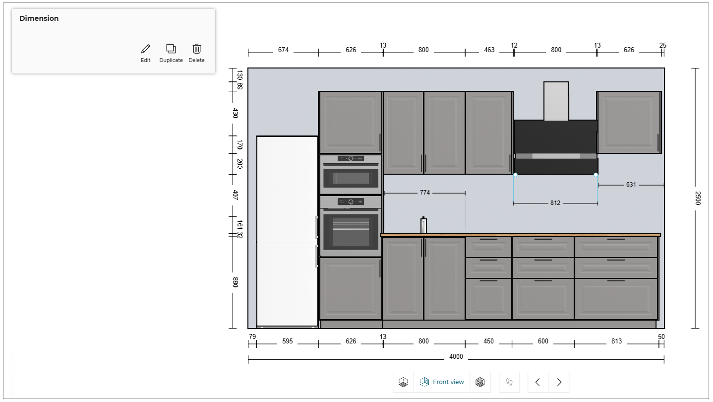 Dimensions Option