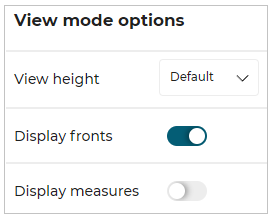 View mode options