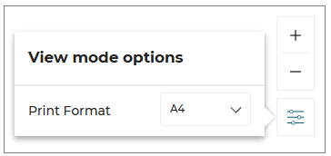View mode options