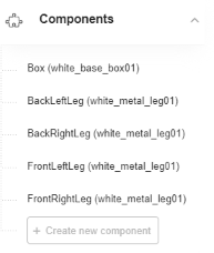 Renamed components